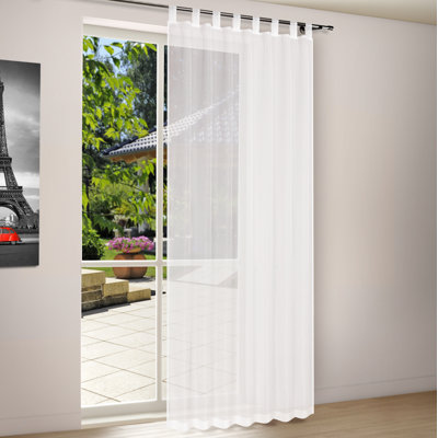 Geräuschdämpfende  Gardine, transparent