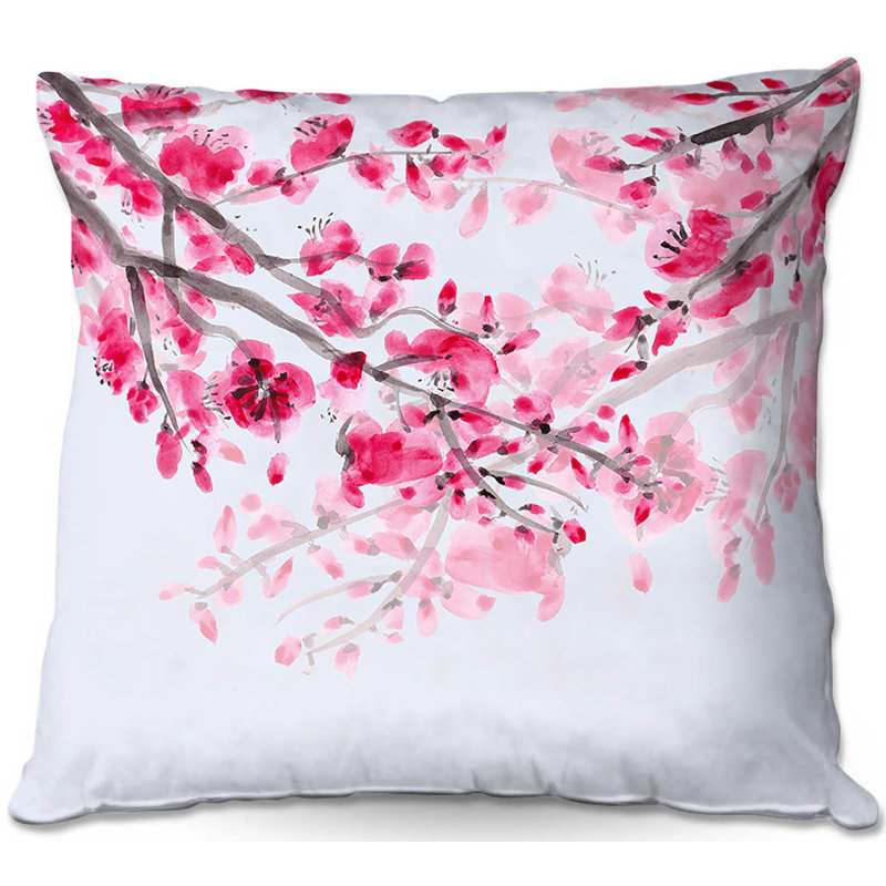 Floral Reversible Throw Pillow, 20" x 20"