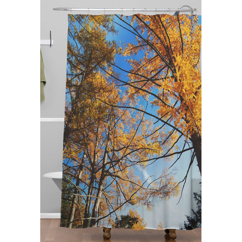 Rideau de douche simple automne sky