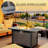 Rectangle Steel Propane Smokeless Fire Pit Table