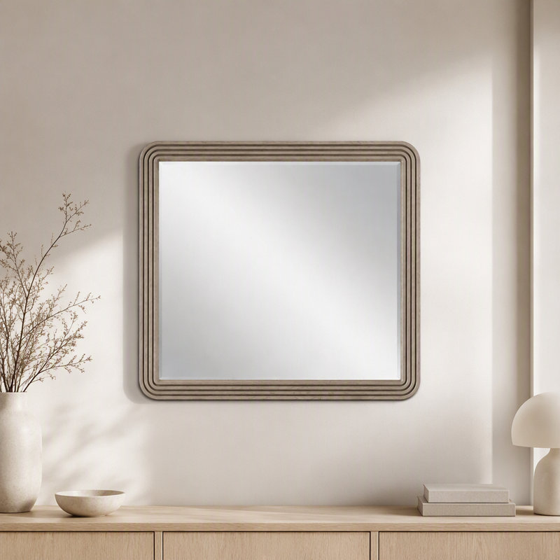 Miroir en chêne clair
