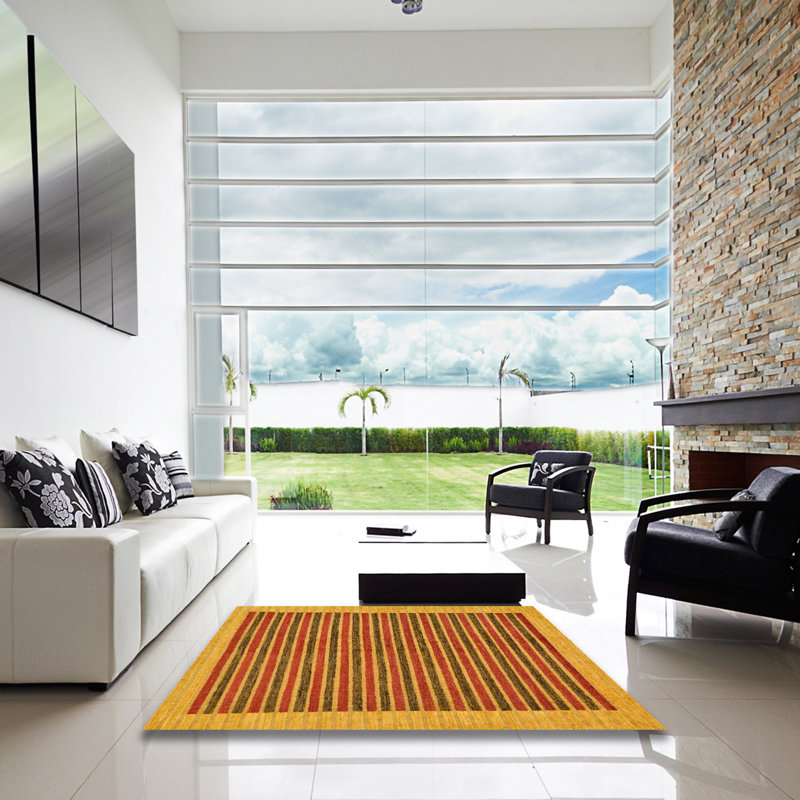 Abstract Indoor Rug, Square 4'