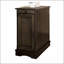 Table d'appoint moderne de style transitionnel 1Pc avec prise USB et rangement, table de chevet multifonctionnelle pour meubles de maison