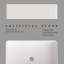 Lavabo de salle de bain vasque rectangulaire en résine blanc mat 20 po x 14 po Clingao