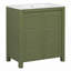 Meuble-lavabo de 30 po avec lavabo en céramique et portes réglables-2053509412-2053509413