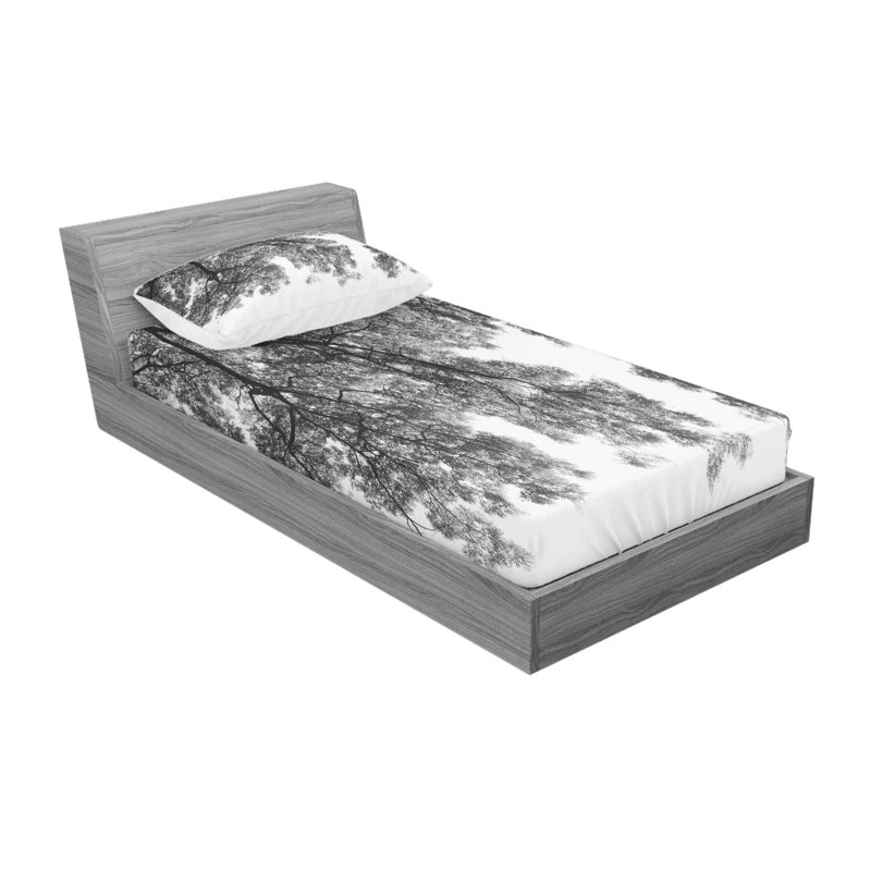 Microfiber Floral Sheet Set