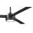 Roto LED 52" 3-Blade LED Ceiling Fan in Coal Black Finish with Coal Black Blades and Etched Lens-128871875