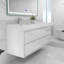 Base de meuble-lavabo mural 60 po avec dessus en acrylique renforcé Noble Moreno-1735985170