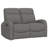 gray reclining loveseat-1102923330