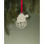 Pierced Santa Charm Ornament