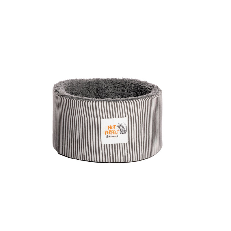 Cotton Bolster Pet Bed, 39 W x 39 D cm