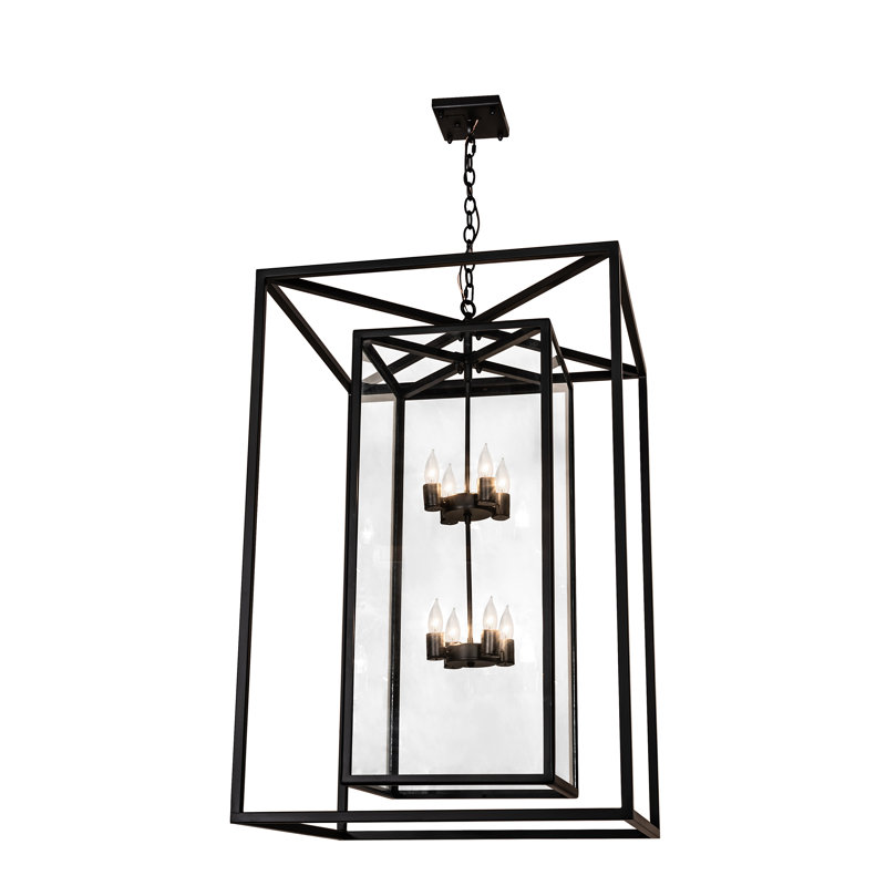 28" Square Kitzi Box Pendant