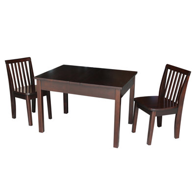 Rozanne Kids Solid Wood Activity Table and Chair Set