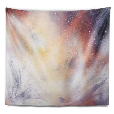 Aquarelle floue avec tapisserie étoile Abstract
