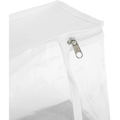 Set of 4 White DVD Storage Bags Hold up to 160 DVDs (40 Each Bag)