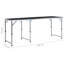 Glenwood Rectangular Fold-in-Half Adjustable Folding Table-915699997