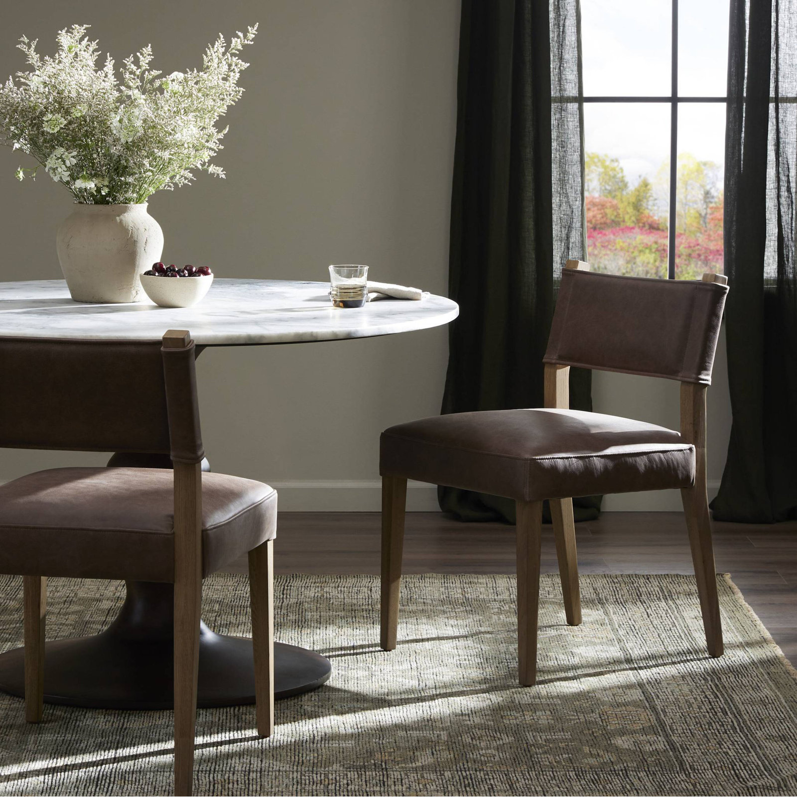 Lorretta Leather Side Chair