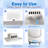 Automatic Cat Litter Box Deodorizer - Natural Plant Essential Oils, Universal Fit for Most Litter Boxes, Odor Eliminator & Sterilizing Function