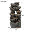 Weather Resistant Fountain with Light