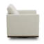 Fauteuil pivotant rembourré avec coussins réversibles Bobbi-101231212