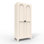 Armoire de rangement en métal 71 pouces avec portes et tablettes réglables pour la cuisine, la chambre à coucher et le salon