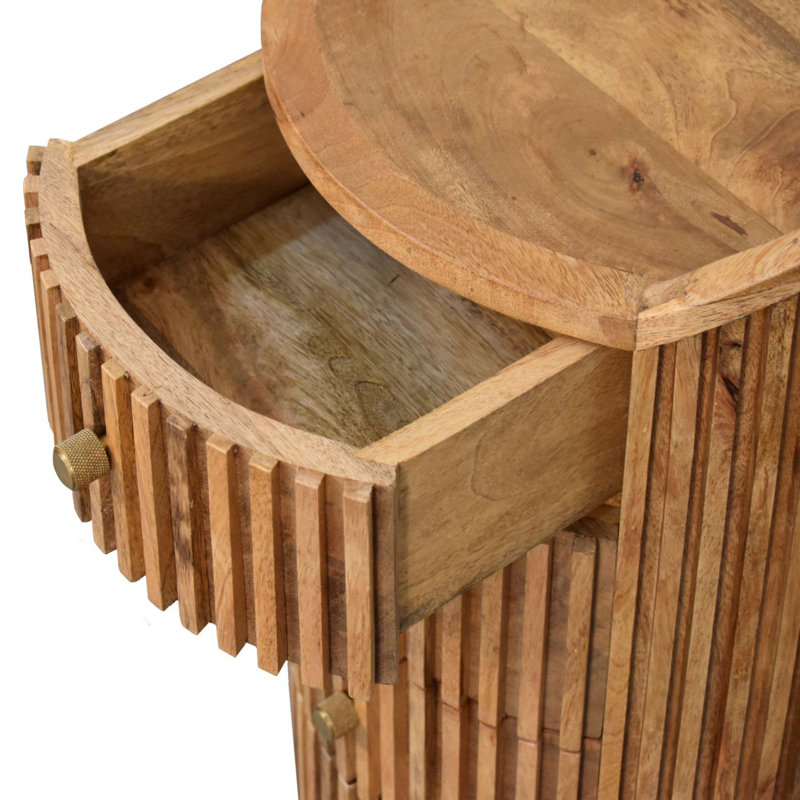 Table de chevet en bois massif Juliella
