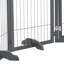 Freestanding Metal Folding Pet Gate-394832659-394832657