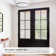 Frosted Privacy Window Film Static Cling Non-Adhesive Vinyl Glass Covering Anti UV Decorative For Home Office Rain Pattern Easy Install Reusable