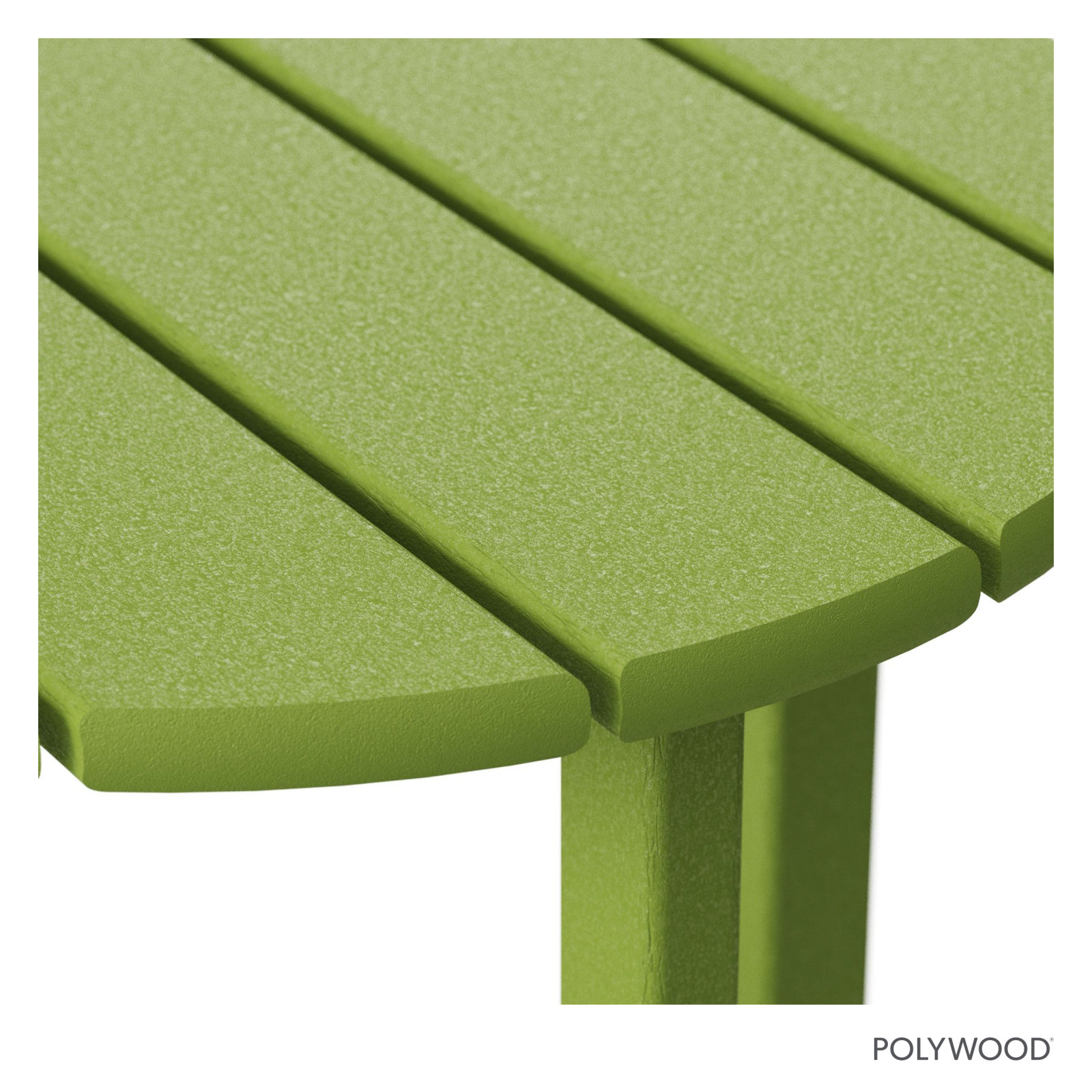 POLYWOOD® Tables 18" Patio Side Table, Lime