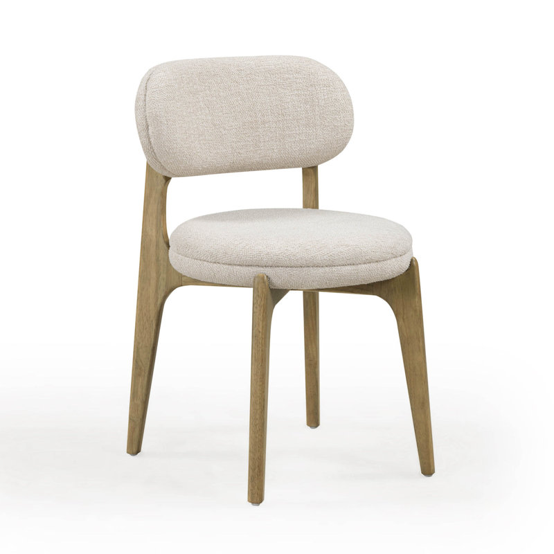 Chaise de salle à manger Caleb Performance, Crème, crème
