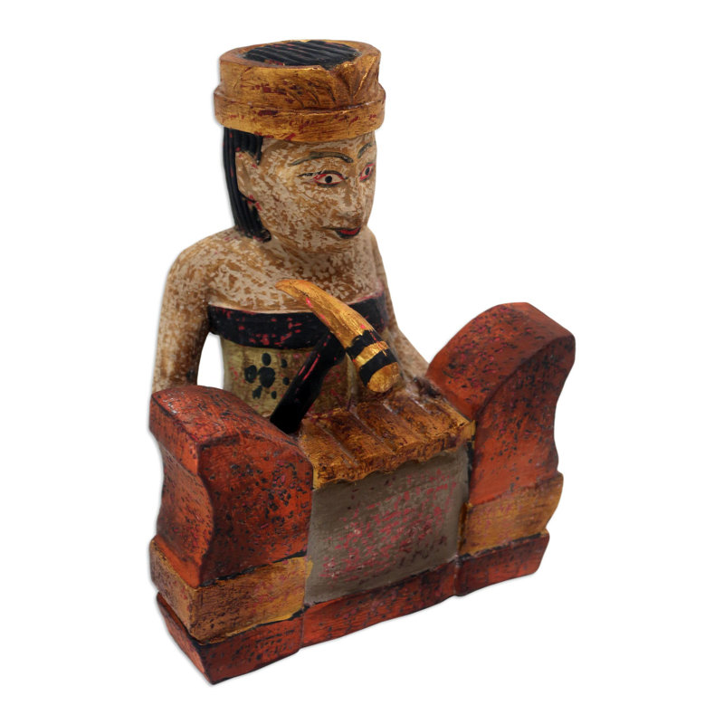Figurine mélodique en bois Gangsa