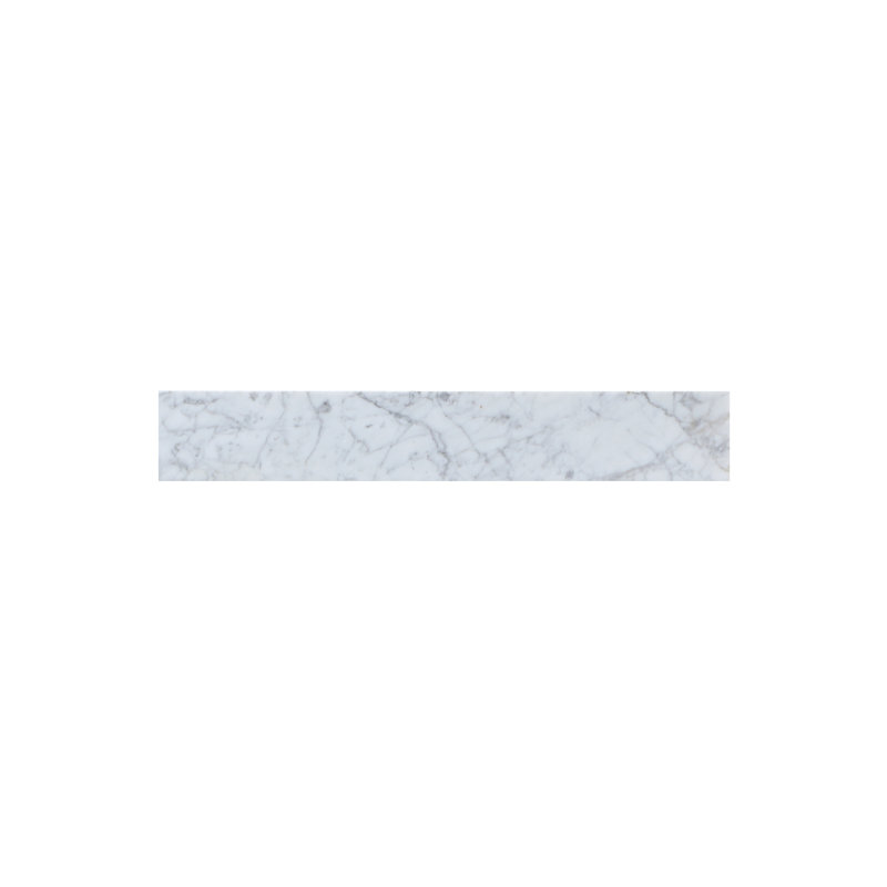 Eringate 24 " Backsplash, Carrara White