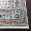 Tapis oriental gris / bleu Agostino-1787193051