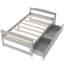 Lit plateforme simple avec deux tiroirs-248502781