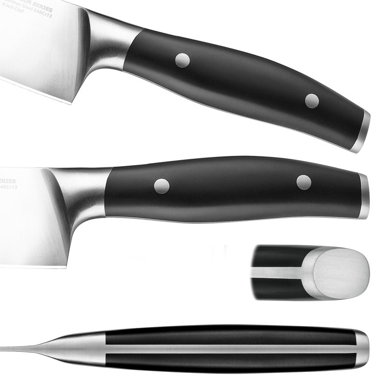 Couteau Santoku de 7 po Klaus Meyer Arcelor (avec mise à la terre creuse)