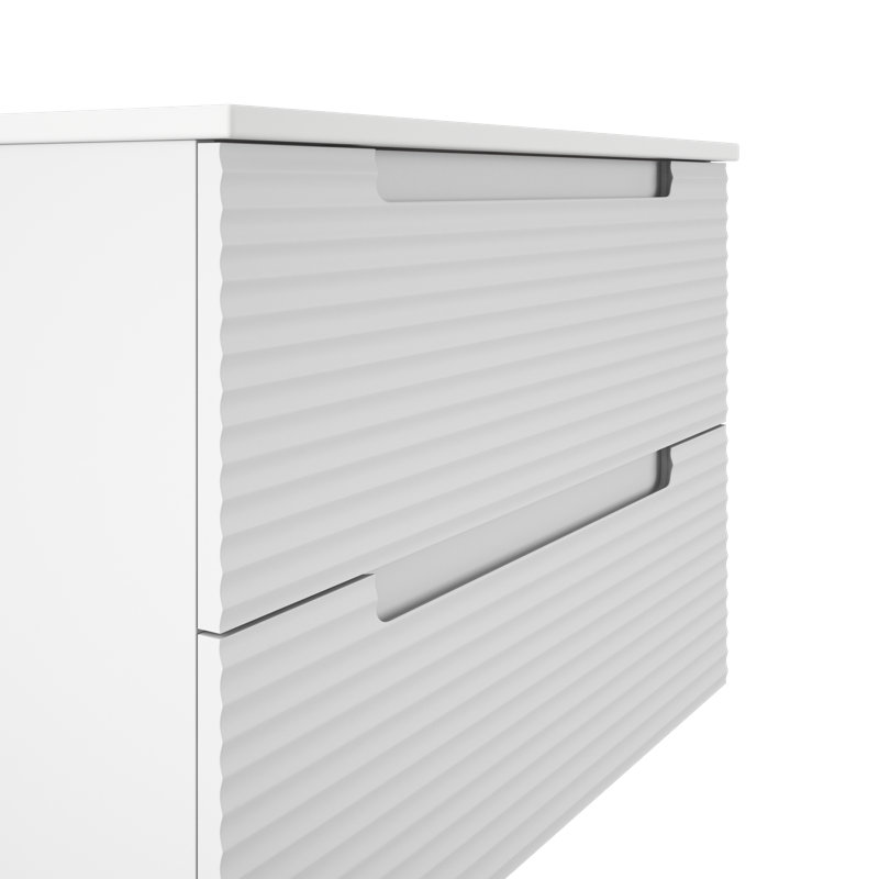 Moncler 40'' Single Bathroom Vanity with Ceramic Top, White