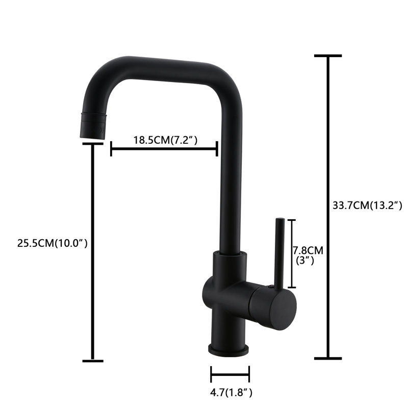 Clihome Kitchen Faucet, Black