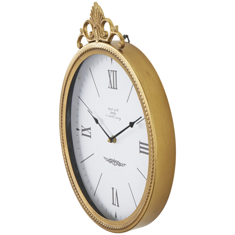 Horloge murale en acier inoxydable Flemington