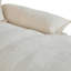 Combinaison de chenille beige avec méridienne double - Pu, capacité de charge maximale de 500 lb, support central pour pieds en bois massif, quincaillerie rouille, tissu PU facile à installer, pieds de quincaillerie stables, assemblage facile-306334503-306334502
