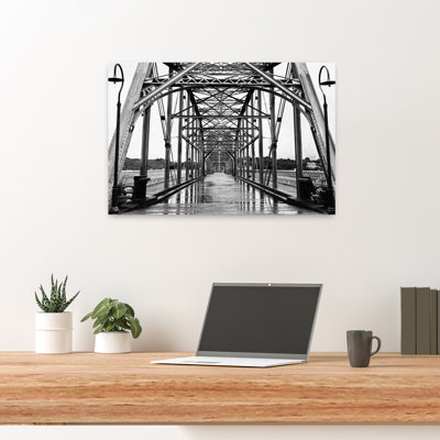 Pont n ° 9, architecture contemporaine abstraite, art de paysage
