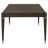 Ash Brown Extension Leaf Dining Table