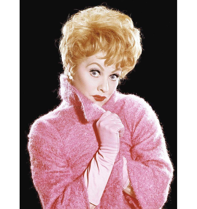 Art sur toile tendue avec galerie d'archives Mercer41 Hollywood, Lucille Ball (64_488555), H 36 po x l 28 po