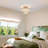 Crystal Ceiling Light Fixture Modern Semi Flush Mount Ceiling Light Crystal Chandelier Nickel Finish (Bulb Not Included)