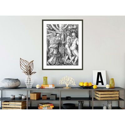 «The Expulsion from Paradise» par Albrecht Dürer, impression giclée sur cadre
