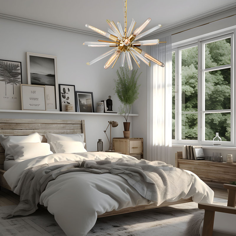 Lustre sphérique spoutnik à 9 lumières Saudah