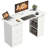 Computer Desk with 3-Tier Storage Shelves, Home Office Desk