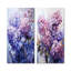Lilas organique Flow Grace - lilas, ensemble de 2 impressions sur toile-102583732-102583729