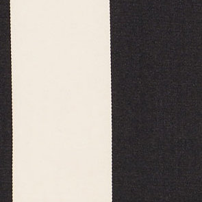 Cabana Stripe Indoor/Outdoor Fabric, Black