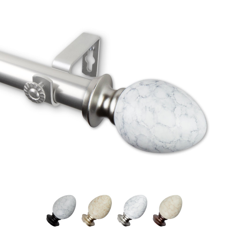 Ovate simple 1 po, 160" – 240", Nickel satiné