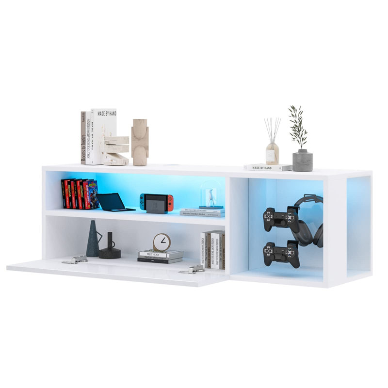 Console de jeu 39 po avec lumières DEL - 4 crochets de contrôleur et 2 crochets pour écouteurs